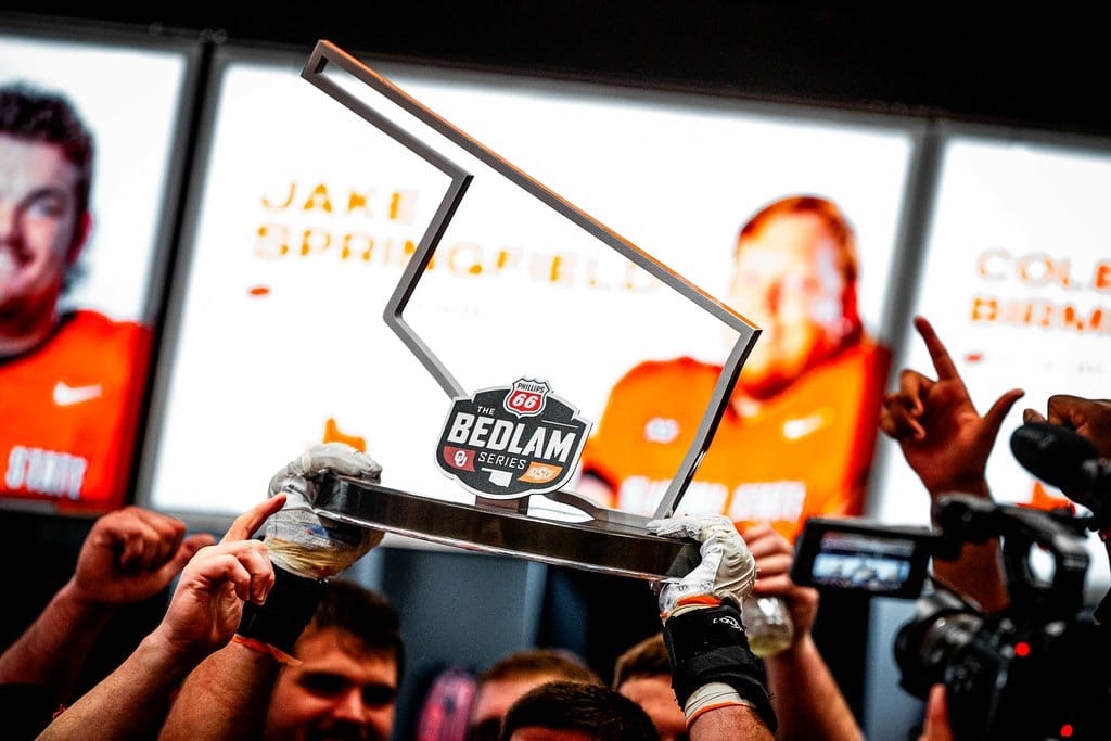 Mayors push Bedlam football revival in mock state legislation