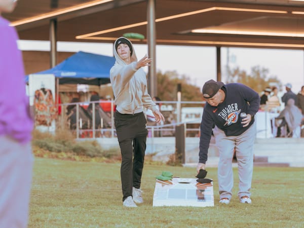 Harvest Festival Draws Community Support for Life Center, Young Brothers Win Cornhole Tournament