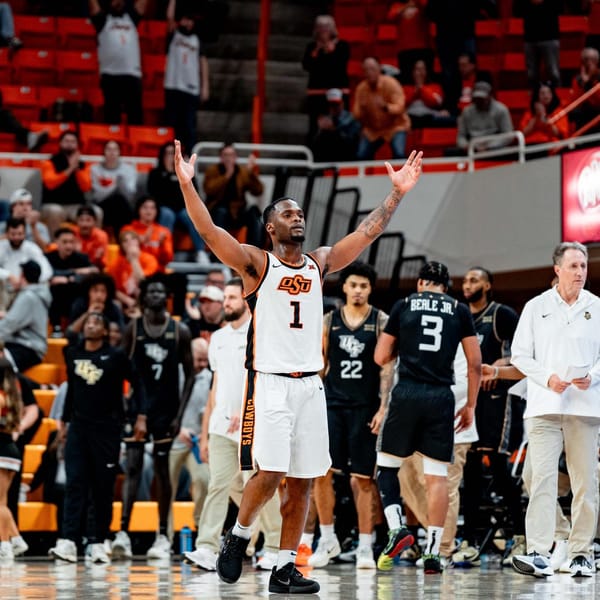 Clary Takes Over in OT, Lifts Cowboys Past West Virginia 91-84 to Snap Five-Game Skid