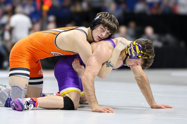 Cowboys send seven to quarterfinals, finish fourth through first day of NCAA Wrestling Championships