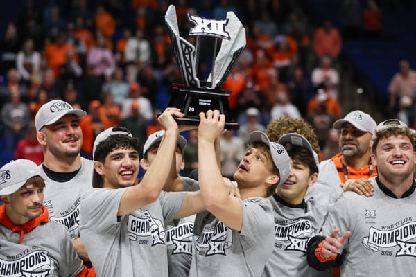 OSU's 'scurry' of lightweights lift Cowboys to second-straight Big 12 title